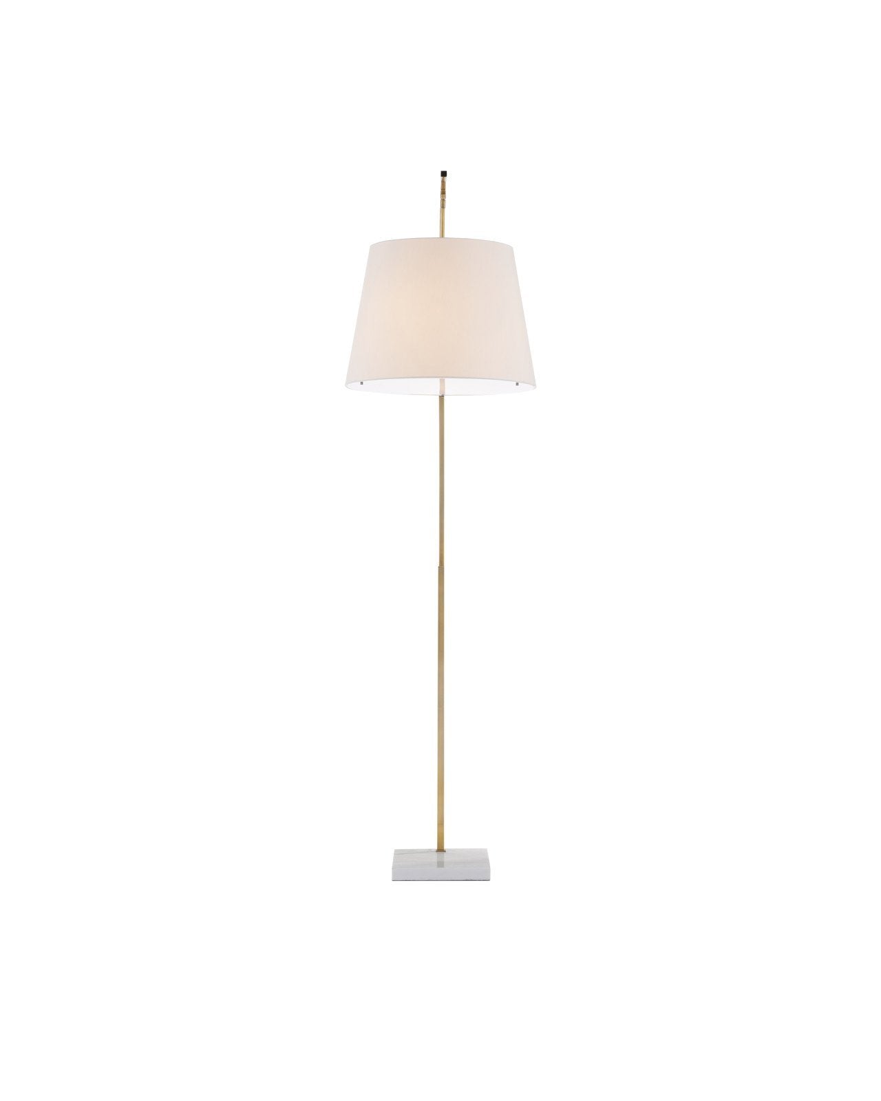 Cloister Large Brass Floor Lamp